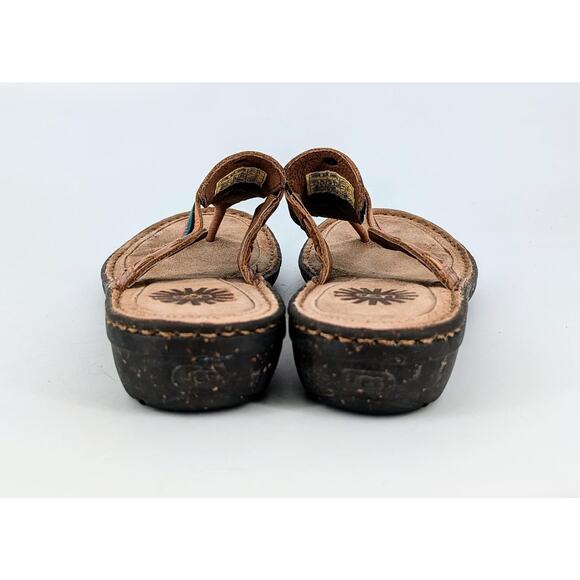 UGG Jenaya Leather Woven Strap Thong Sandals 7 - Picture 4 of 10